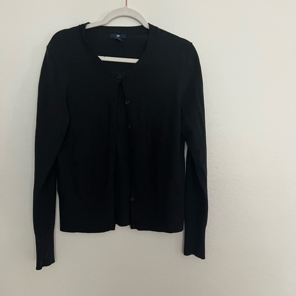 GAP Sweaters - GAP women black button cardigan